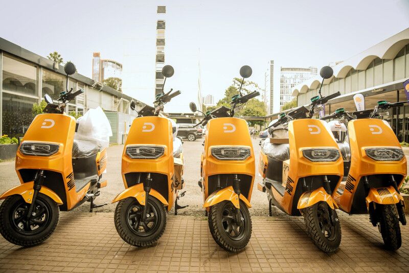 Dodai's electric motorbikes are assembled in Addis Ababa.