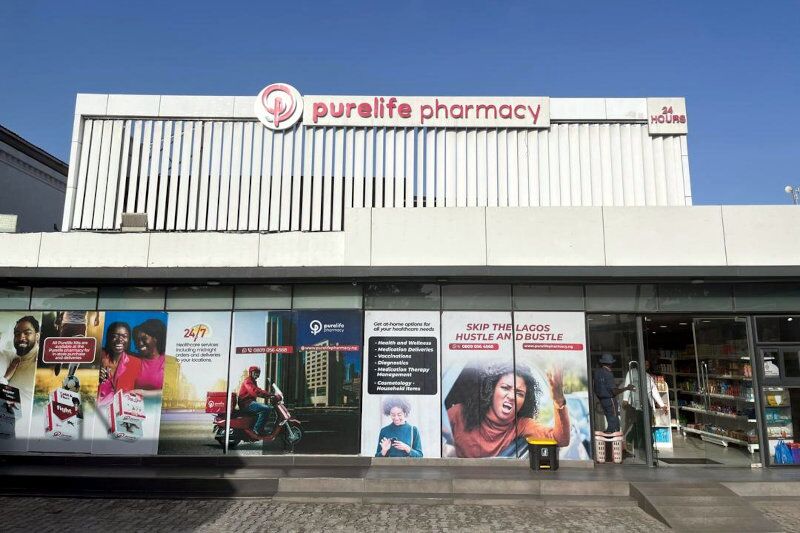 A Purelife Pharmacy outlet in Lagos.